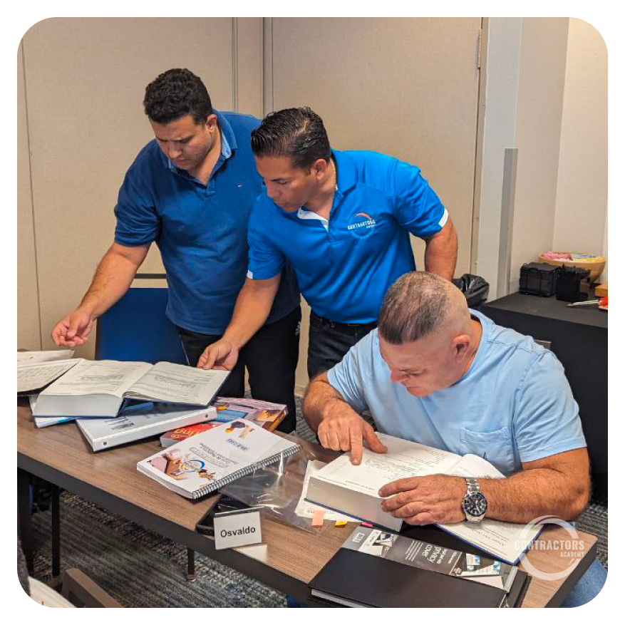 Sesión de acompañamiento de Contractors Academy con contratistas